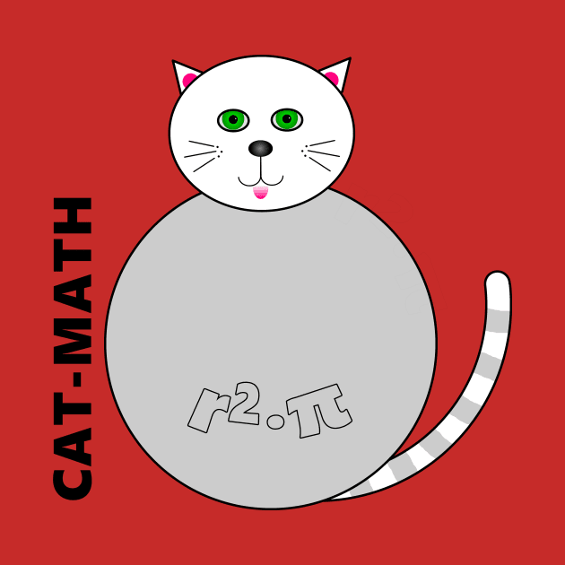 Circle-r2 pi-cat-math by mystery 4 U
