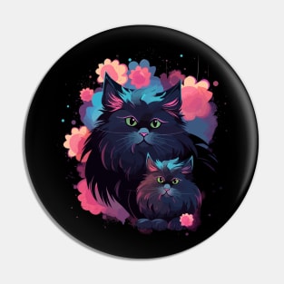 Persian Cat Mothers Day Pin