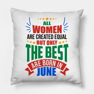 JUNE Birthday Special - WOMEN Pillow