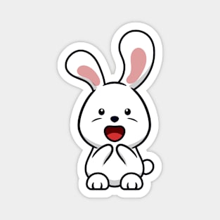 cute bunny cartoon Magnet