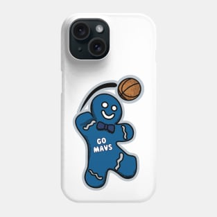 Dallas Mavericks Gingerbread Man Phone Case