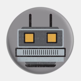 Cartoon robot head Pin