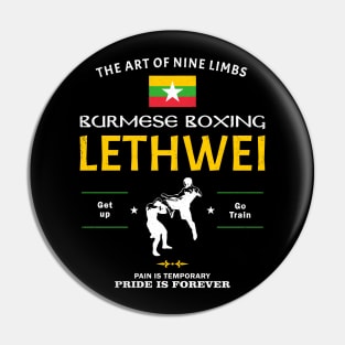 Lethwei - The art of nine limbs Pin