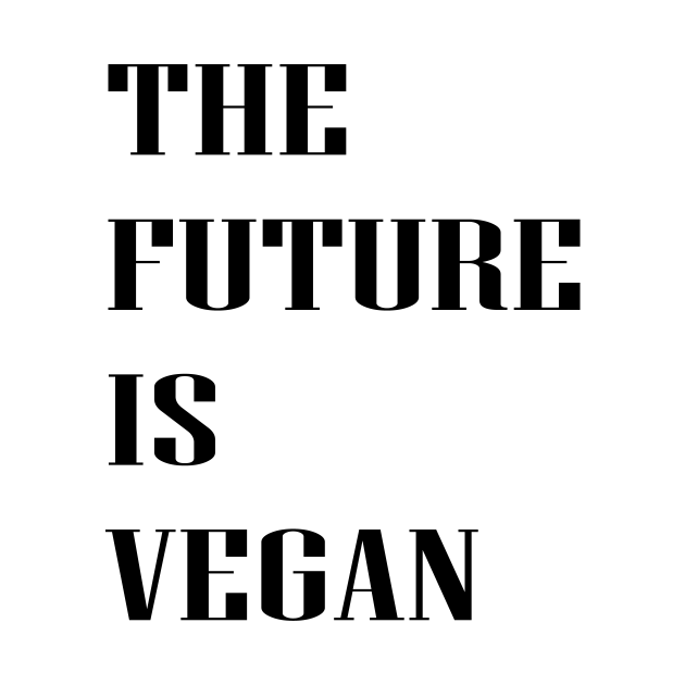 the future is vegan t shirt