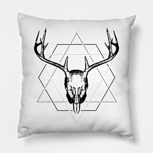 Deer Skull Pillow