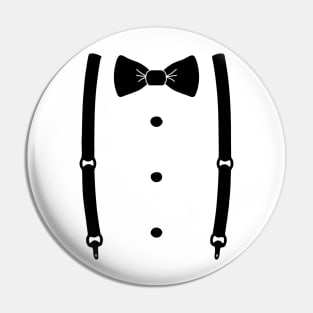 Bow Tie & Slacks (Black tie) Pin