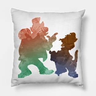 Villains Inspired Silhouette Pillow