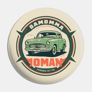 JDM Logo Vintage Style Pin