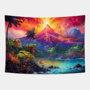 Volcano Tapestry