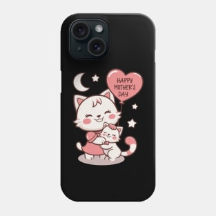 Happy Mother's Day To The Best Cat Mom Mothers Day Cat Lover Phone Case