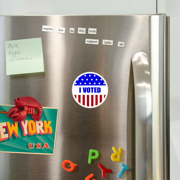 I Voted Sticker by themadesigns
