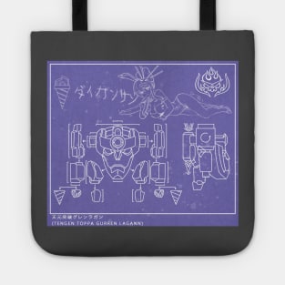 Lagann Blueprint Tote