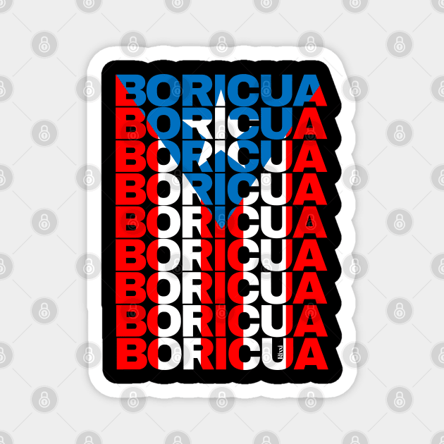 Puerto Rico Flag | Boricua, Nuyorican, Puerto Rican Pride Magnet by hudoshians and rixxi