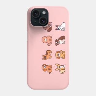 Cute Dogs Pixel Art Design Phone Case