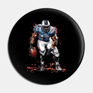 American Football Linebacker Pin