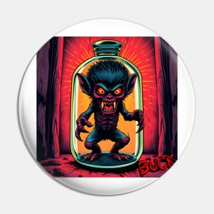 BUCK – FULL COLOUR – FETERS AND LIMERS – CARIBBEAN FOLKLORE EVENT DJ GEAR Pin