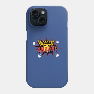 Torah Smash! The (Transparent) Logo for Nerdy Jews Phone Case