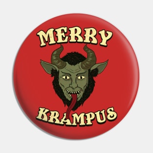 Merry Krampus Pin