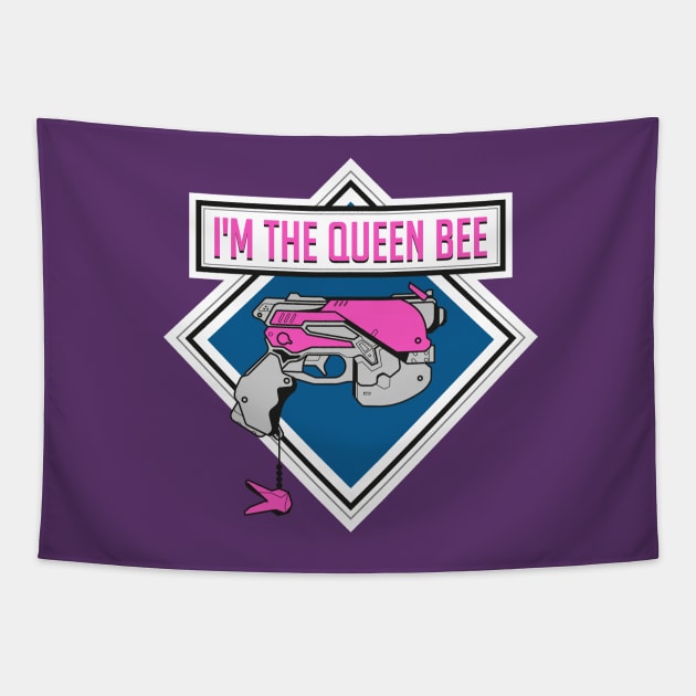 I'm the queen bee - D.Va Tapestry by digitalage