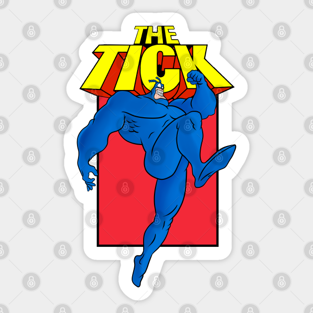 The Tick Cartoon - The Tick - Sticker | TeePublic The Tick Cartoon - The Tick - Sticker | TeePublic