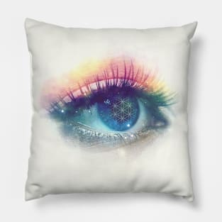 Flower Of Life (Cosmic Vision) Pillow