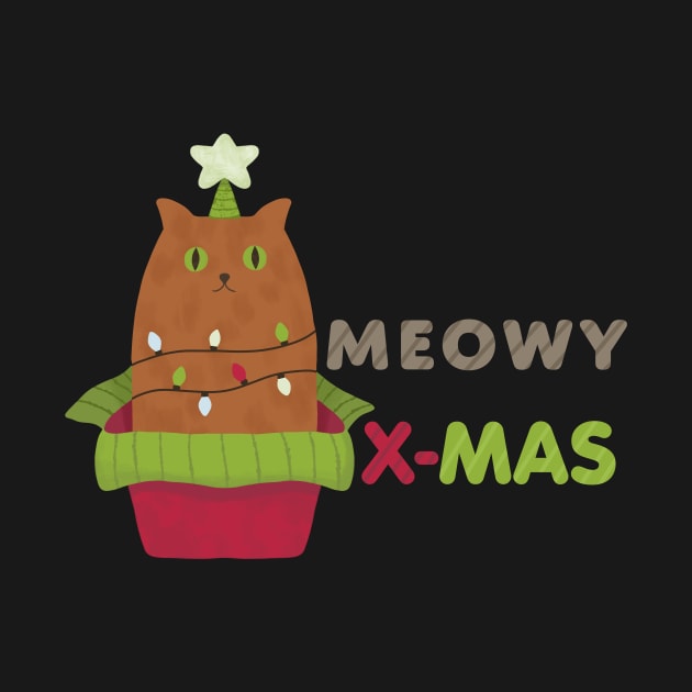 meowy christmas by derangedexplorer