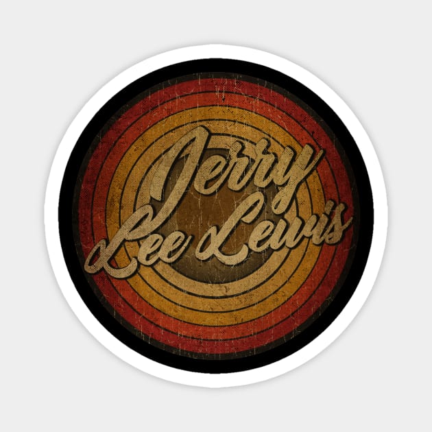 arjunthemaniac,circle vintage retro faded Jerry Jeff Walker Magnet by arjunthemaniac