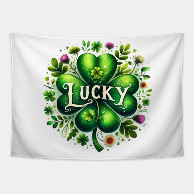 Lucky Shamrock Tapestry by Praiseworthy Essentials