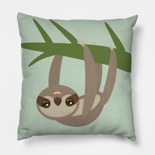 cute sloth, illustration Pillow