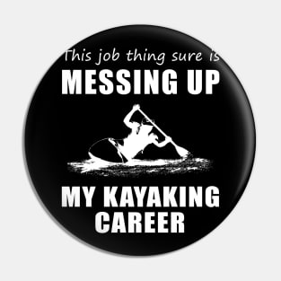 Paddle & Punchlines: When Work Swirls in My Kayaking! Pin