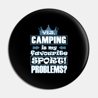 Camping Adventure Campfire Tent Women Pin