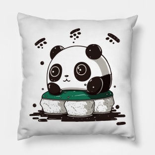 Sushi panda Pillow