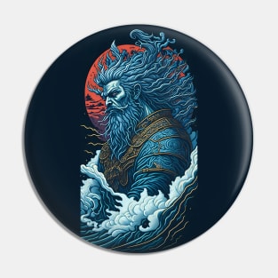 POSEIDON WALL ART Pin