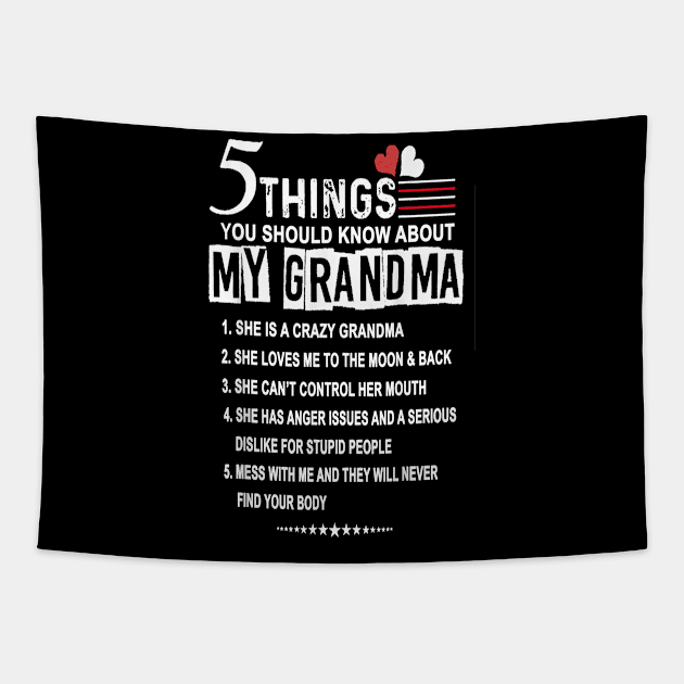 5 Things You Should Know About My Grandma Tapestry by brittenrashidhijl09