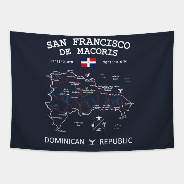 San Francisco de Macoris Dominican Republic Tapestry by French Salsa