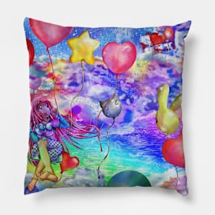 25 Balloons Pillow