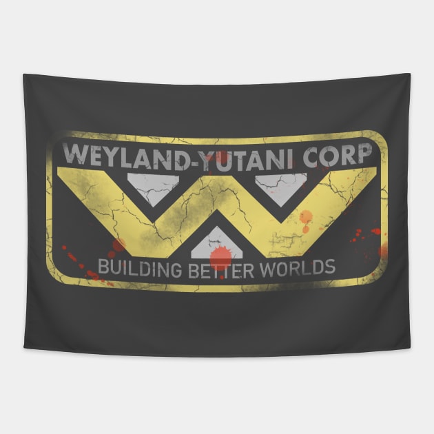 Weyland-Yutani Uniform Tapestry by Randomart