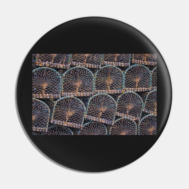 Lobster Pots Pin by InspiraImage