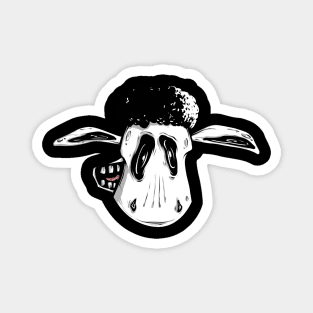 Skull Of Shaun The Sheep Magnet