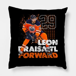 VINTAGE LEON DRAISAITL Pillow