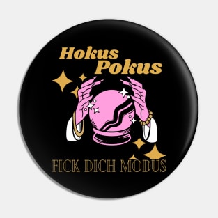 Hokus Pokus Fick dich Modus Sarkasmus Pin