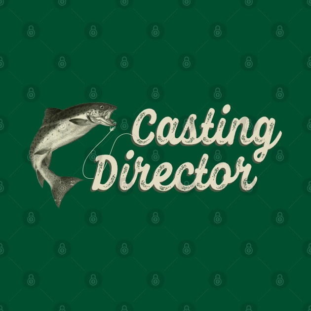 Fly Fishing "Casting Director" Funny Fly Fisherman Gift by SeaLAD