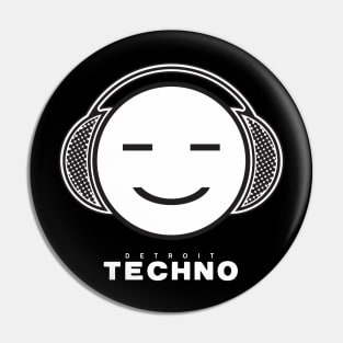 Detroit: Techno Happy Pin