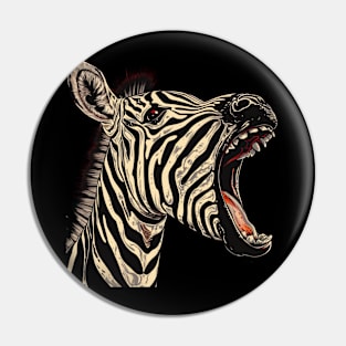 Zebra Ancient Representations Pin