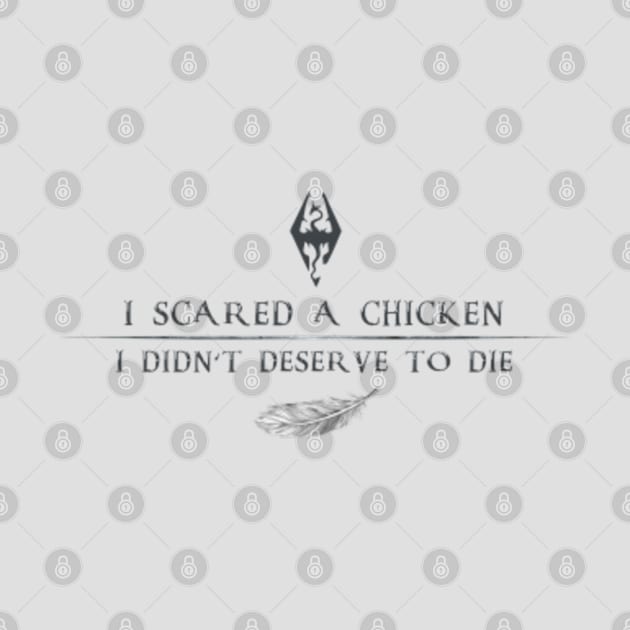 I Scared a Chicken by potatonomad
