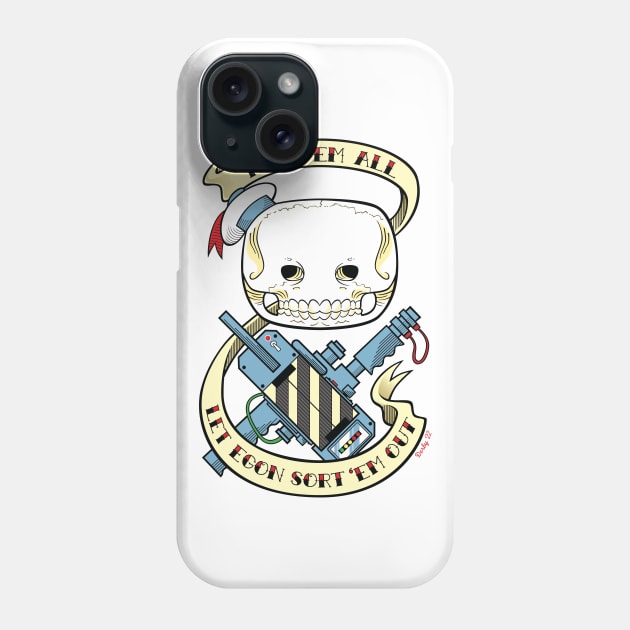 Trap 'Em All Phone Case by Scott Derby Illustration