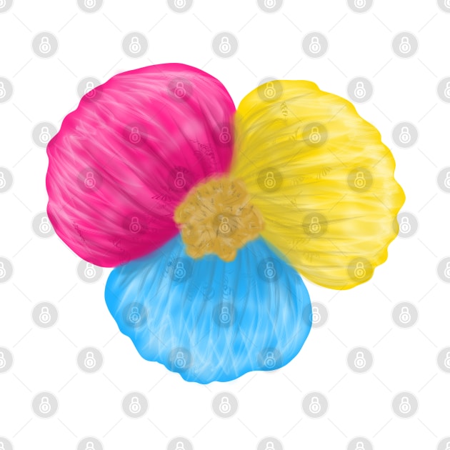 Pan pride flower by Becky-Marie