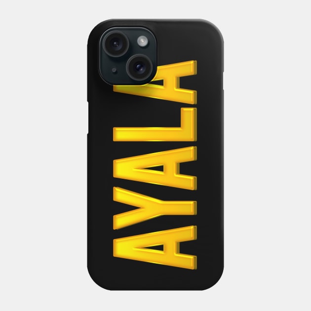 Ayala Family Name Phone Case by xesed