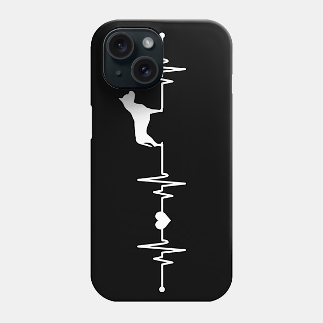 Pitbull Heartbeat - Cool Funny Dog Lover Gift Phone Case by clickbong12