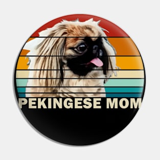 Pekingese Mom Pin